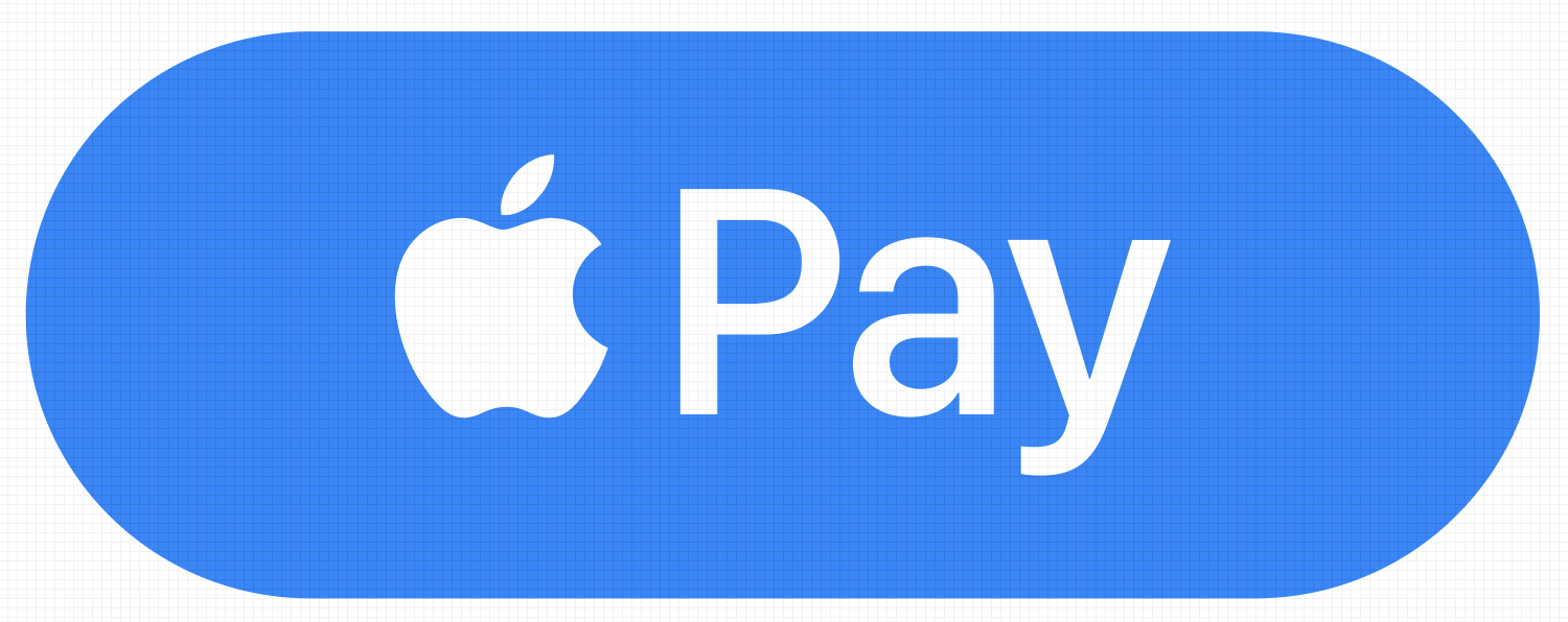 Blue Apple Pay Button